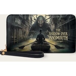 The Shadow Over Innsmouth Wallet Goth Halloween New NWT Grunge Lovecraft Cthulhu